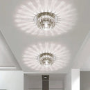 DecorBites™ Crystal LED Flush Mount Ceiling Light for Modern Living Spaces