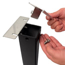 Retrobox / UptownBox Optional Sidewalk Surface mounted Pole
