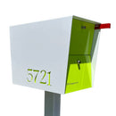 UpTown Box Locking Package Dropbox in WHITE - Modern Mailbox