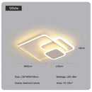 DecorBites™ LED Chandelier with Remote for Living Room, Bedroom - Modern White Ceiling Lamp