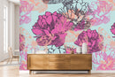 Large Peonies Wallpaper