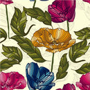 Colorful Poppies Wallpaper