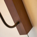 Umbrella Aura Arm Travertine Wall Lamp
