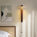 Umbrella Aura Arm Travertine Wall Lamp