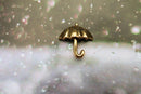 Umbrella Gold Lapel Pin
