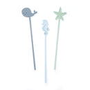 Under the Sea Acrylic Drink Stirrers, Set of 12
