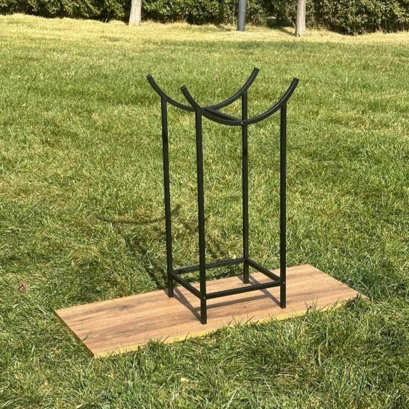 Unique Metal Wood And Kindling Holder