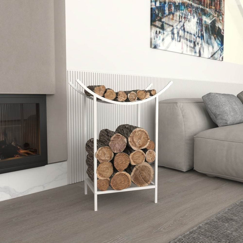 Unique Metal Wood And Kindling Holder