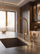 Unlacquered Brass Kitchen Faucet