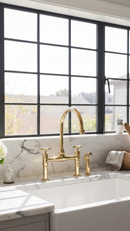 Unlacquered Brass Kitchen Faucet