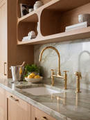 Unlacquered Brass Kitchen Faucet