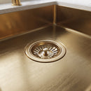 Unlacquered Brass Kitchen Island Sink