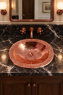 Unlacquered Brass Sink - Oval Bathroom Sink