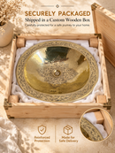 Unlacquered Brass Sink - Oval Bathroom Sink