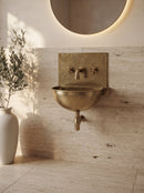 Unlacquered Brass Wall Mount Sink