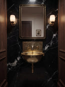 Unlacquered Brass Wall Mount Sink