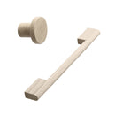 Untreated Oak Wood "Fortis" Cabinet Knob and Drawer Pulls