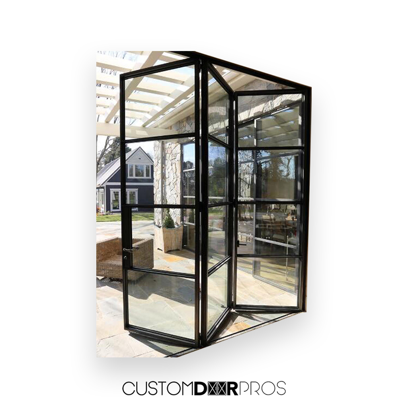 Notus Panel Aluminum Black Bi-fold Doors