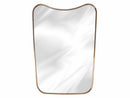 Curved Brass Mirror - Frame Wall Mirror