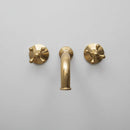 Unlacquered Brass Bathroom Faucet With Rough in Valve