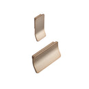 Tab Brushed Bronze "Leaf" Drawer Pulls
