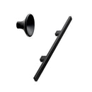 Lacquered Black Wood "Japan" Cabinet Knob and Drawer Pulls