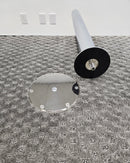 RV Side Tables | RV End Tables - Table Set - 6" Flush Mount Floor Plate / Anti Wobble, Cocktail Design (6 colors)