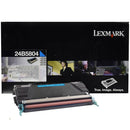 New, Pre-Owned - Lexmark 24B5804 High Yield Cyan Toner Cartridge
