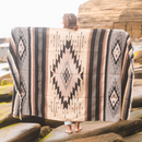 Brown Wool Mexican Blanket - PRE ORDER 6/28