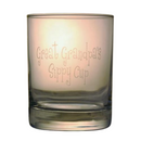 Double Old Fashioned Rocks Glass with Etch | Customizable | RCK Creations & More
