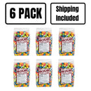 Rainbow Popcorn | Pack of 6 | 7 oz | Shipping Included | HR Poppin' Snacks