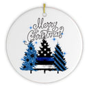 Merry Christmas Police Officer Ornament
