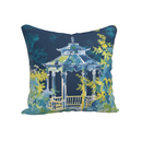 Blue Pavilion – Luxury Outdoor Pillow by SmithHönig