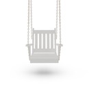 Keystone Amish Co. Franklin Swing Chair, White