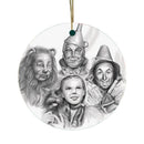 Vintage Wizard of Oz Christmas Ornament, Drawing and Illustration