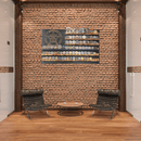 Challenge coin display wood sign