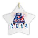 Patriotic America Gnome Ornament