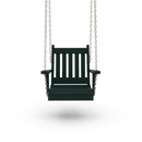 Keystone Amish Co. Franklin Swing Chair, Dark Green