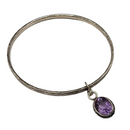 Amethyst Sterling Silver Bracelet | Jules Jewelbox