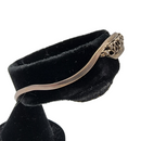 Diamond & Silver Bracelet | .15 pt Diamond | 2.75" Wide | Jules Jewelbox