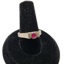 Ruby Sterling Silver Ring | Jules Jewelbox