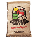 Yellow Un-Popped Popcorn Kernels in Burlap Bag | 2 lb | Non-GMO | Popcorn County USA | North Loup Valley