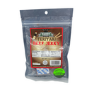 Teriyaki Beef Jerky | 3 oz. Bag | Wahoo Locker | High Protein Snack | Made with High Quality Beef | Tender and Buttery Meat | Bold Teriyaki Flavor | Perfect Quick, On the Go Snack | Snack Size Bag | Made in Nebraska