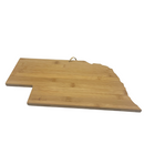 Nebraska Shaped Cutting Board | Customizable | RCK Creations & More