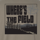 SALE | WTF (Where's The Field) T-Shirt | Warm Gray | Multiple Sizes | Screen Machine