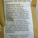 Nurse Me Rhyme Herbal Tea | 5.25 Servings | Oils & More By Taylor LLC