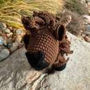 Crocheted Highland Cow Stuffed Animal | Various Sizes | DiAnna Larson