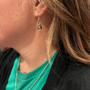 Sailboat Jewelry Set | Sterling Silver & Dyed Agate Stone | Chain Lengths Vary | Heartland Silver Works