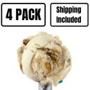 Buttery Nut Crunch Ice Cream | Pack of 4 | One Pint | Gluten Free | Shipping Included | eCreamery