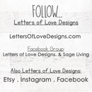 Someone in Nebraska Loves Me Word Block | Multiple Sizes | Letters of Love Designs